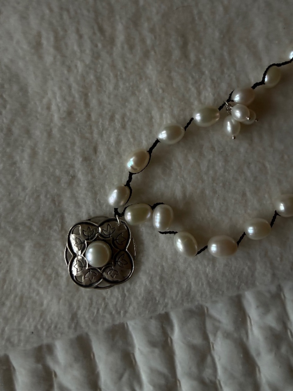 $75.00 each item -Silpada silver bracelets (2) & pearl & silver Silpada necklace